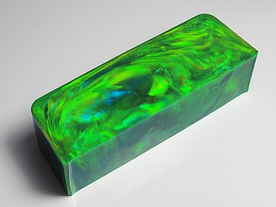 Green/Green Aurora Opal - Slab