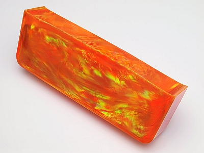 Orange/Orange Aurora Opal - Slab