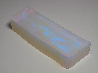 White/Blue Aurora Opal - Slab